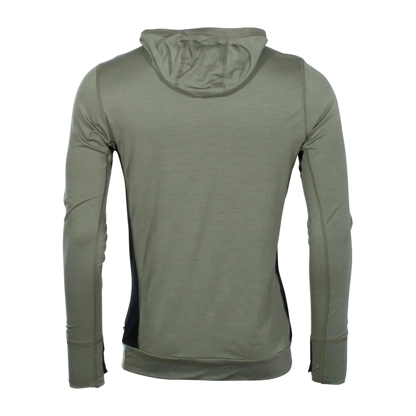 aclima-hoodie-lightwool-ranger-green-jet-black-ansicht-2