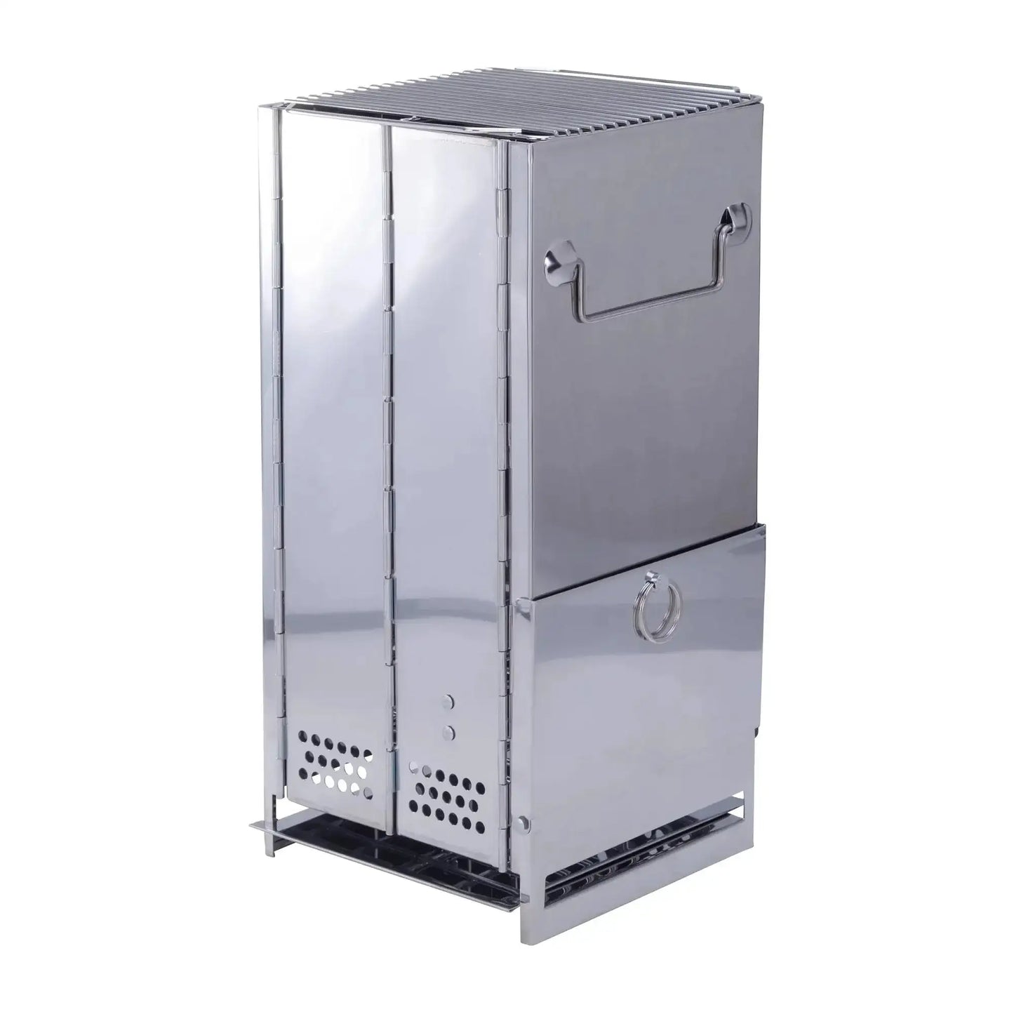 fox-outdoor-raketenofen-gross-silberfarben-ansicht-3