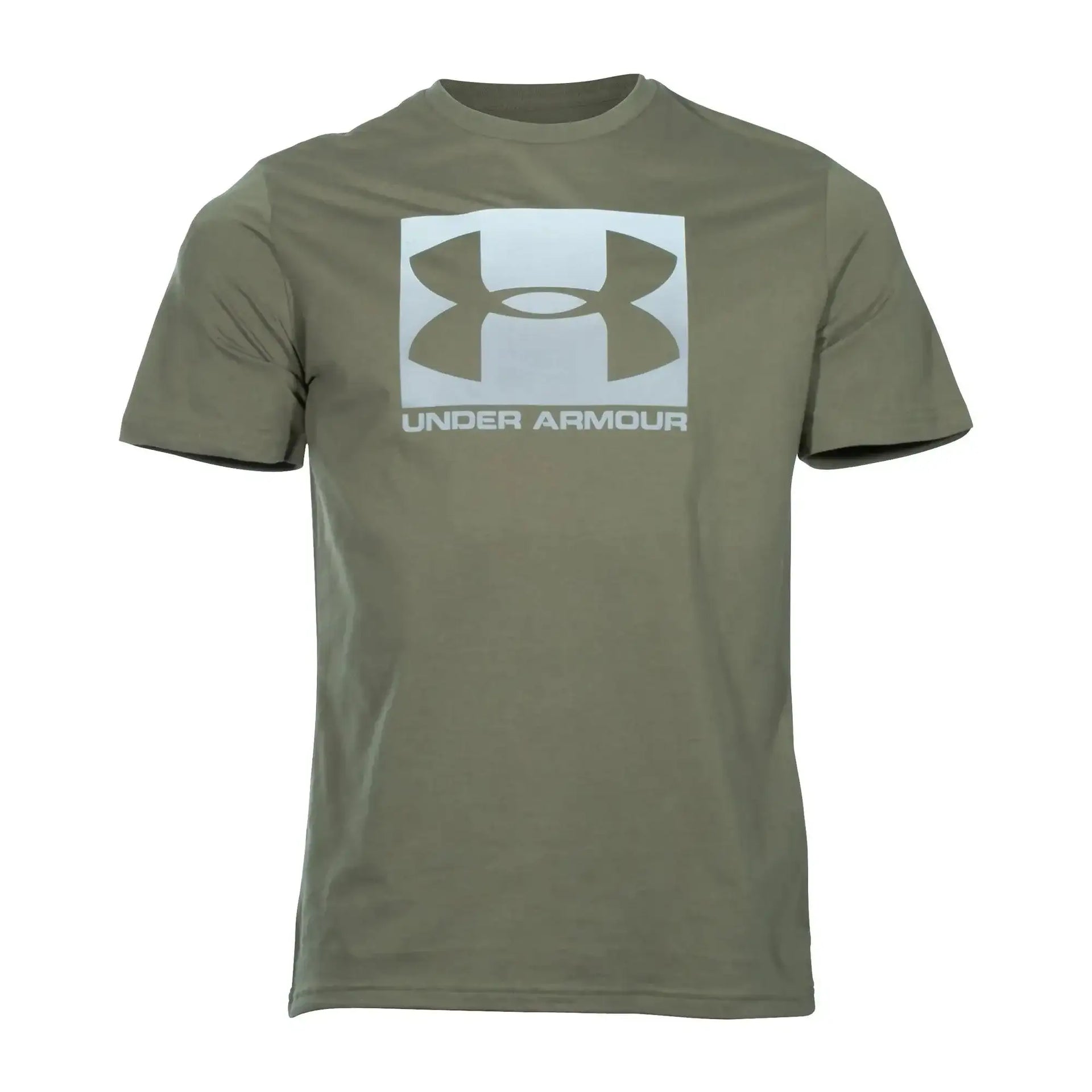 under-armour-t-shirt-boxed-sportstyle-oliv-ansicht-1
