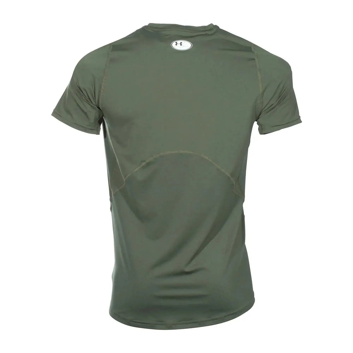 under-armour-t-shirt-heatgear-passgenau-oliv-ansicht-2