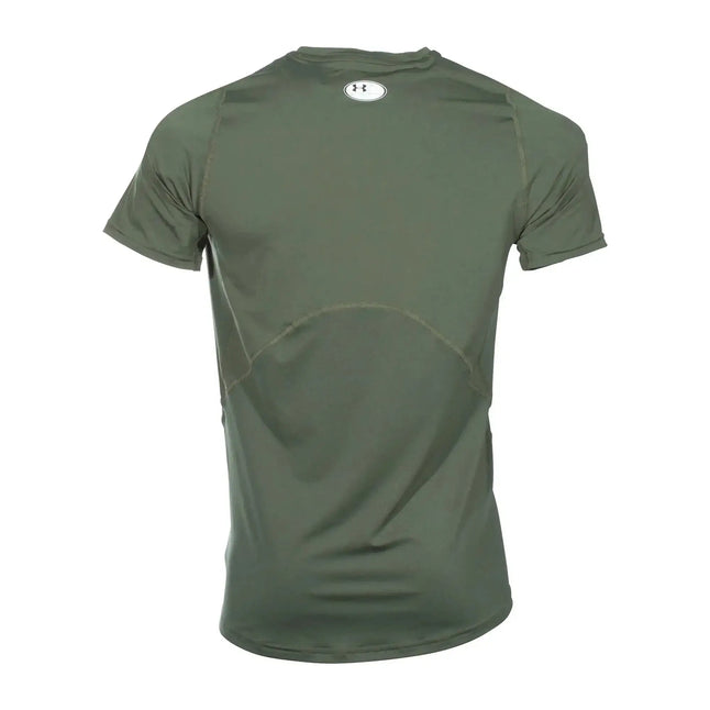 under-armour-t-shirt-heatgear-passgenau-oliv-ansicht-2