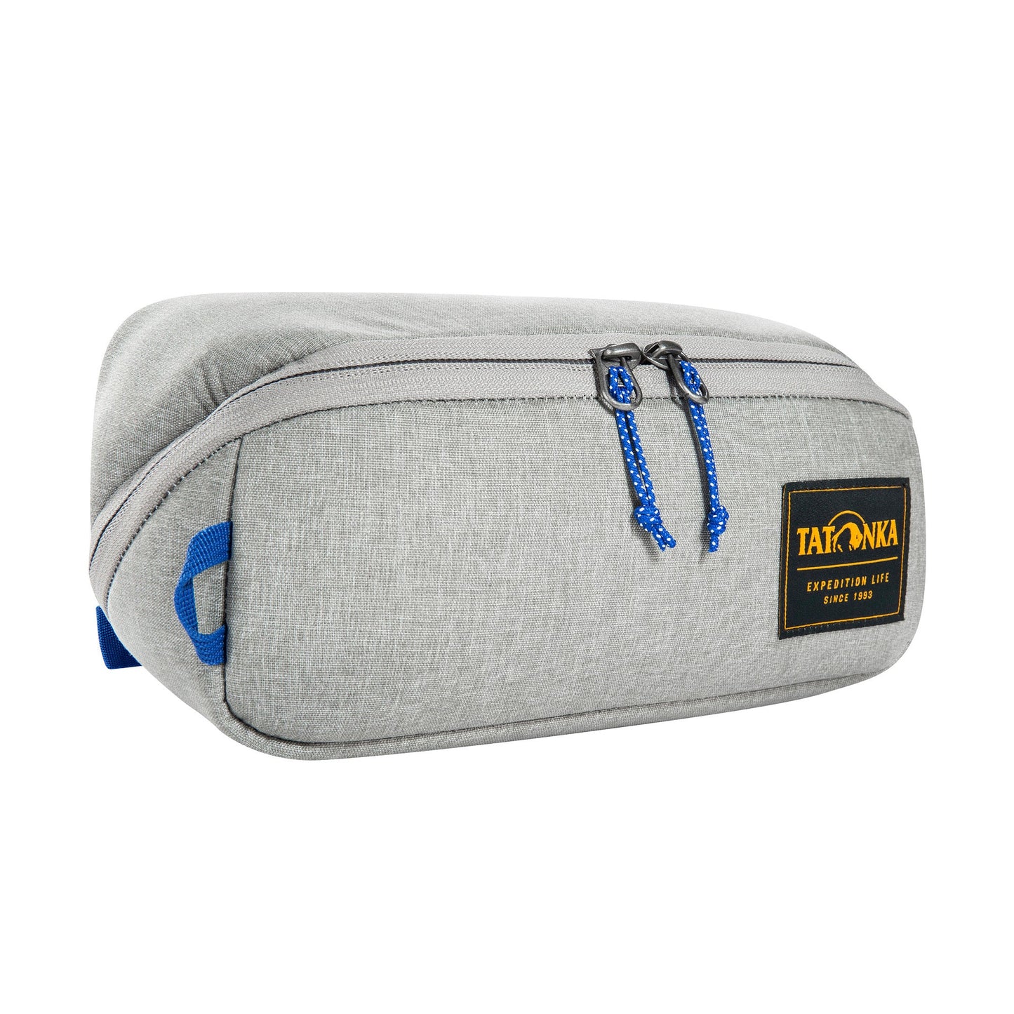 Borsa da toilette con cerniera quadrata M navy