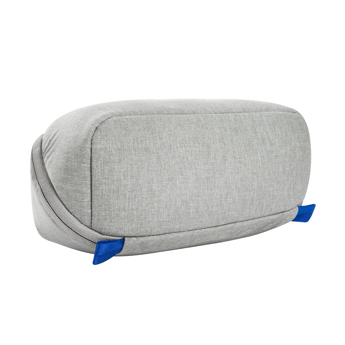 Borsa da toilette con cerniera quadrata M navy