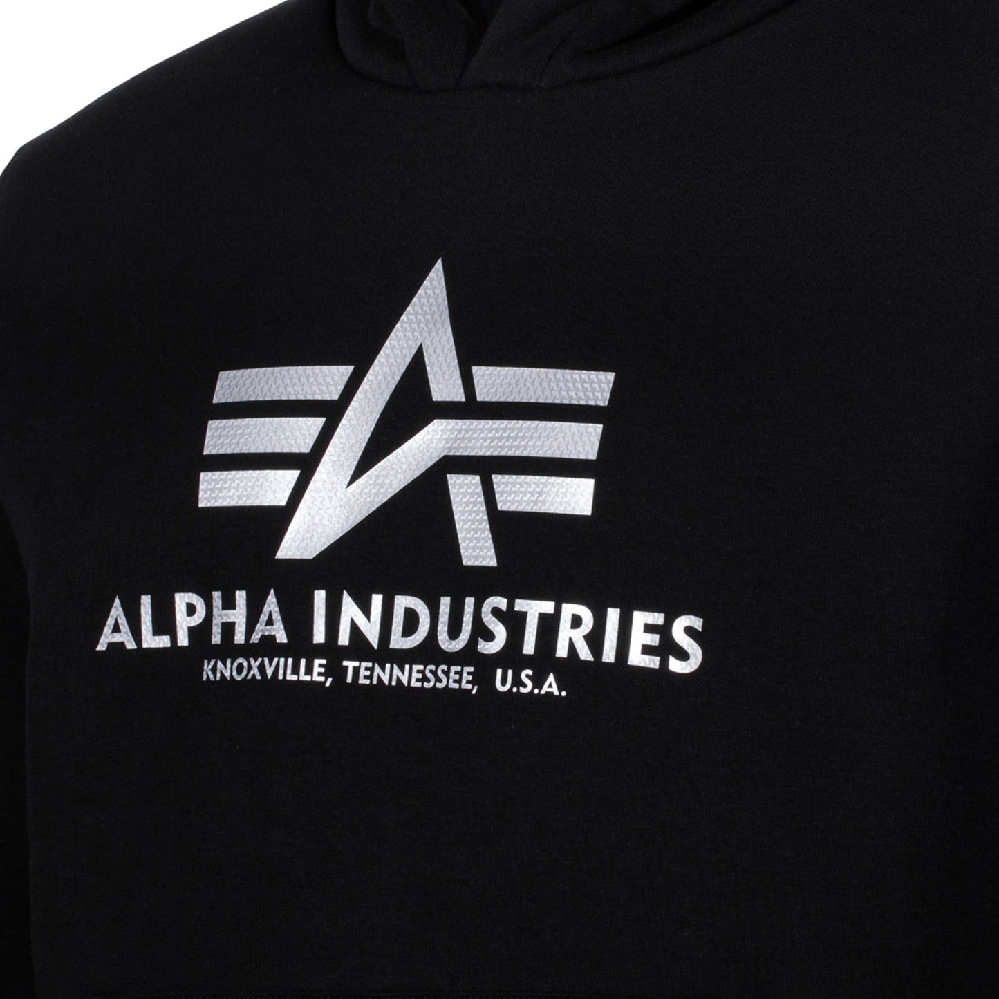 Hoodie Basic Carbon  silver