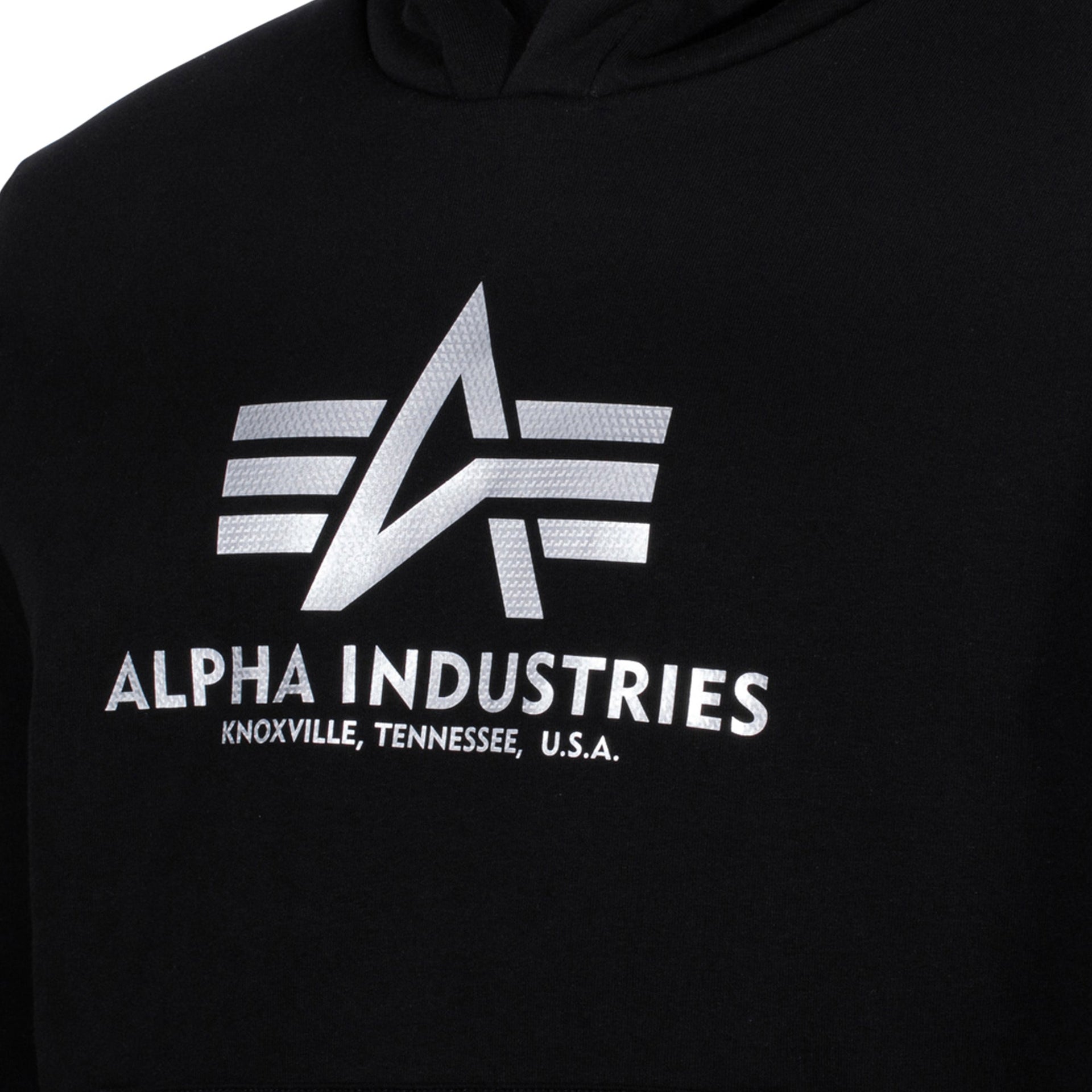 Hoodie Basic Carbon  silver