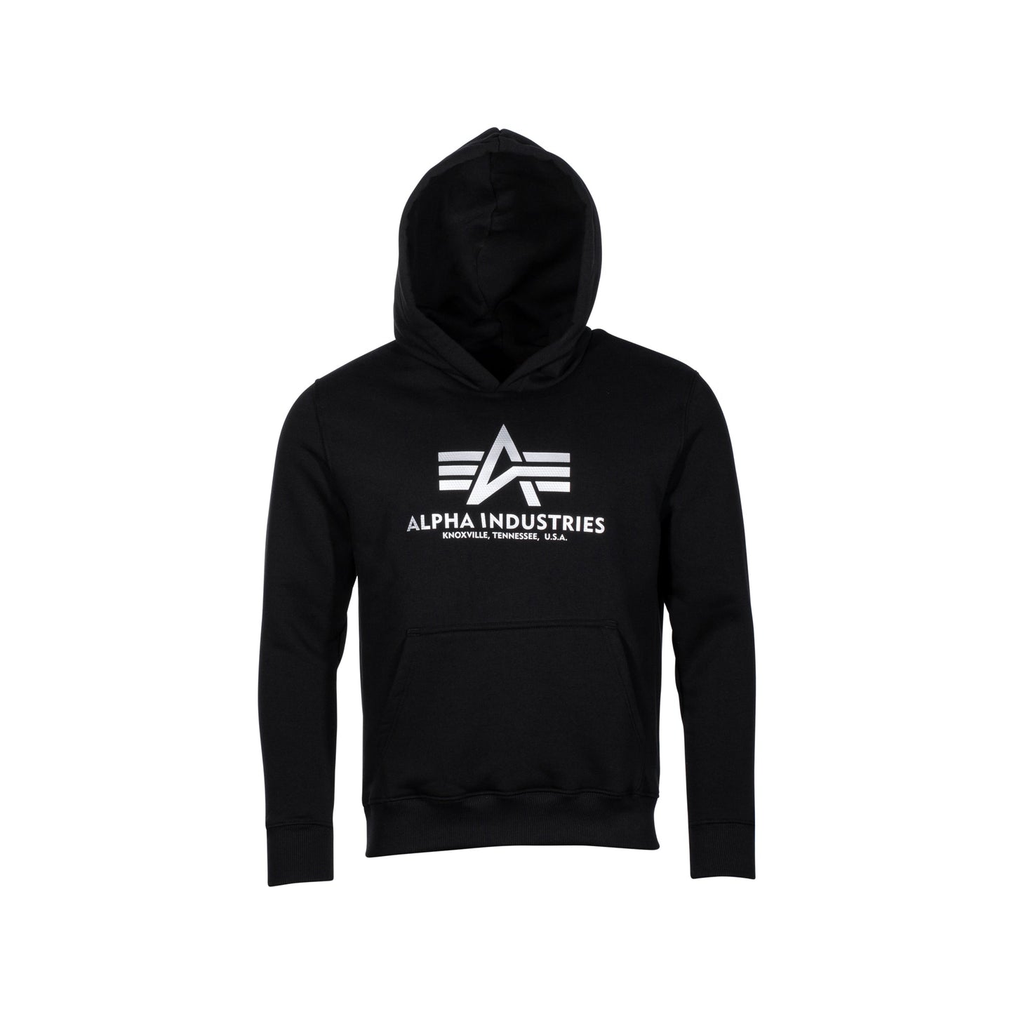 Hoodie Basic Carbon  silver