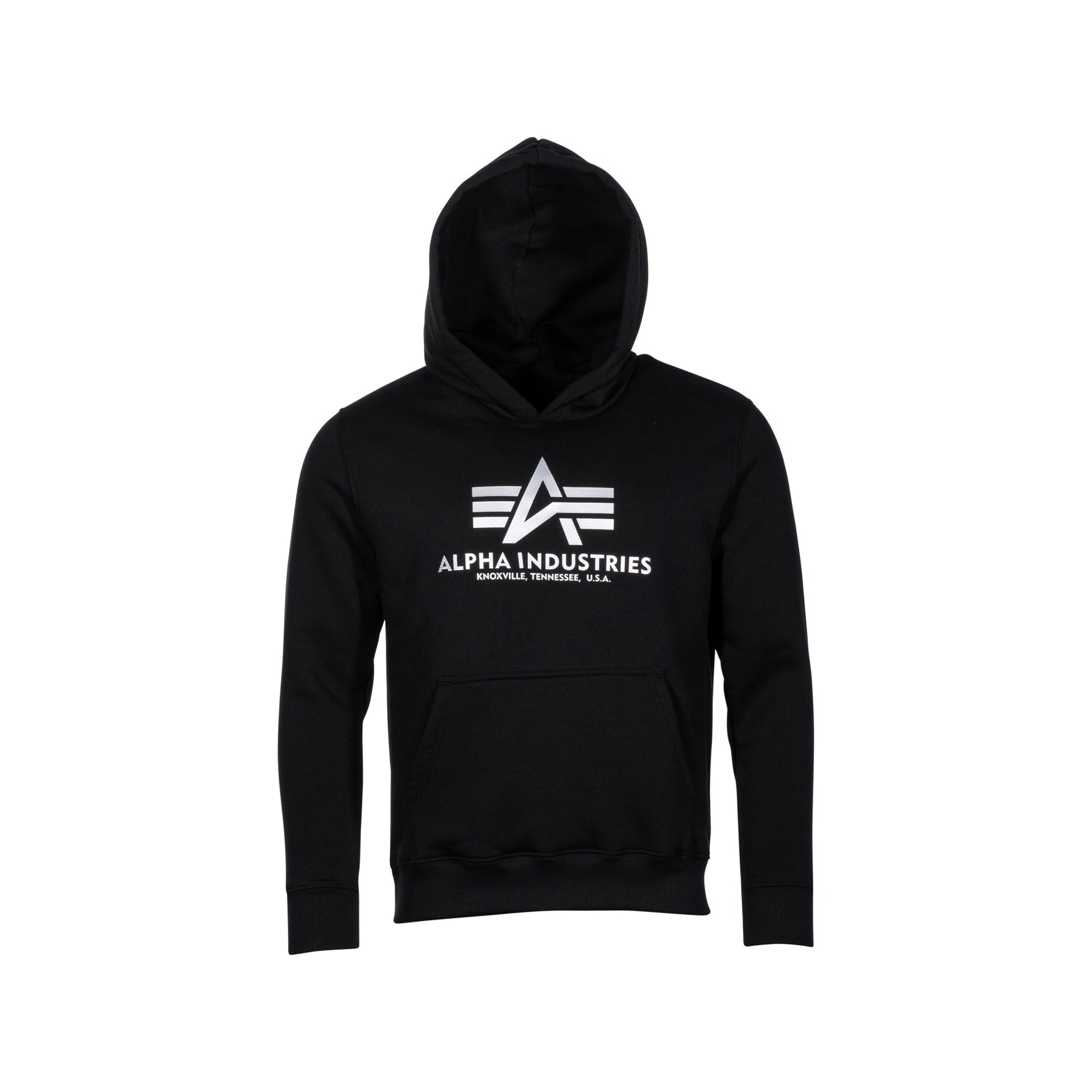 Hoodie Basic Carbon  silver