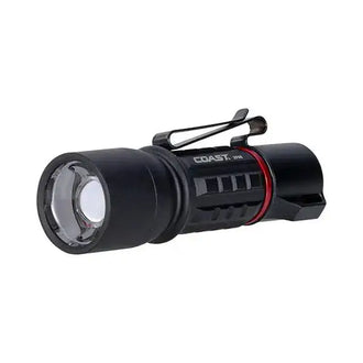 XP6R 400 Lumen Flashlight, Black/Red