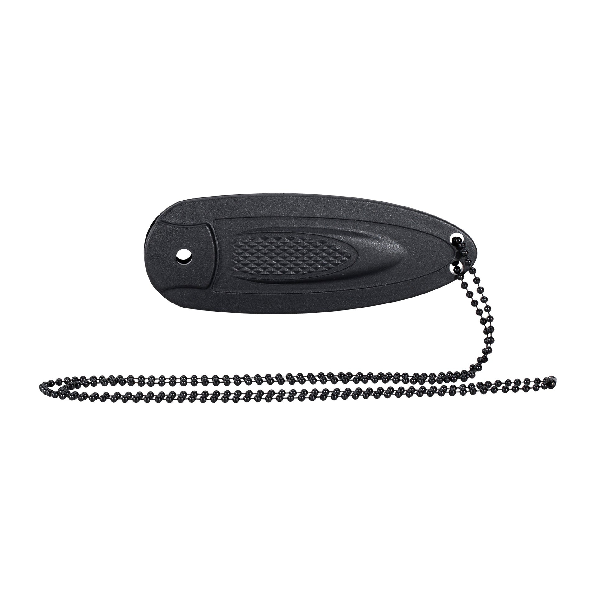 Couteau de cou Slim noir color plata