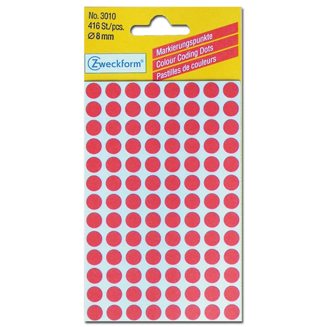 Punti di marcatura rosso