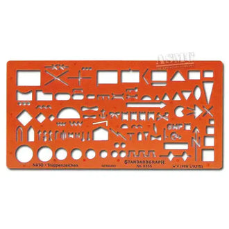 NATO troop insignia stencil