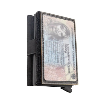 ID pocket with hook-and-loop fastener