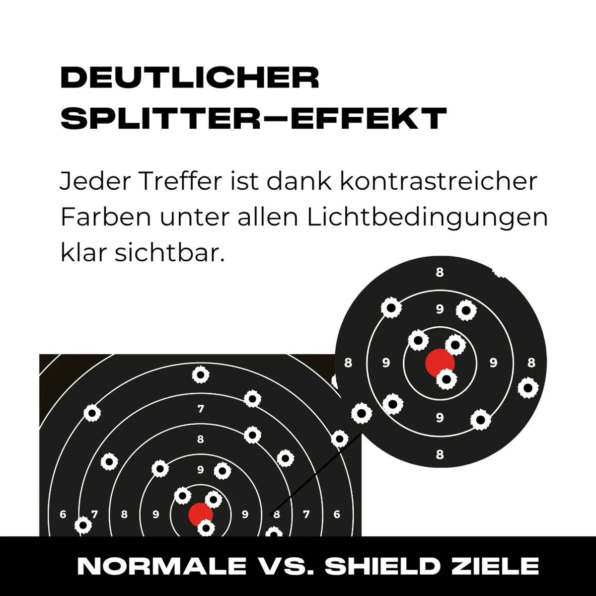 SHIELD Splatter Targets 10-Pack 26x26cm - 09