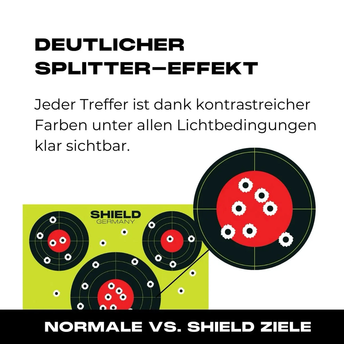 Bersagli SHIELD Splatter Targets confezione da 10 30x30cm - 06