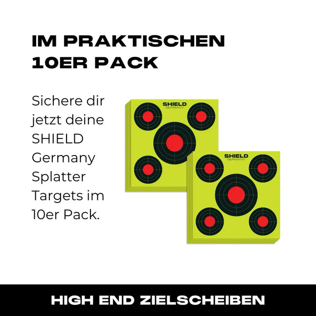 Bersagli SHIELD Splatter Targets confezione da 10 30x30cm - 06