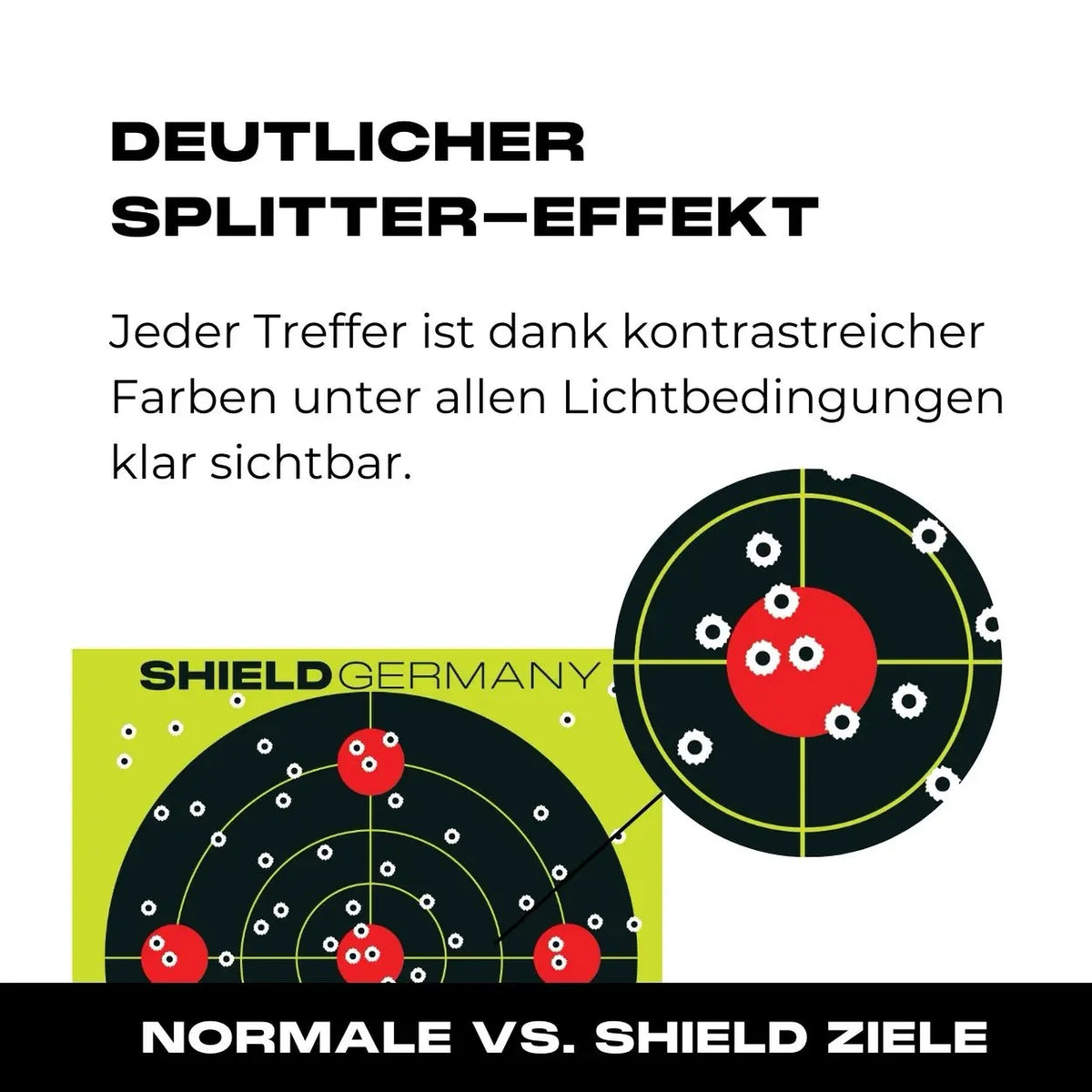 Bersagli SHIELD Splatter Targets confezione da 10 30x30cm - 07