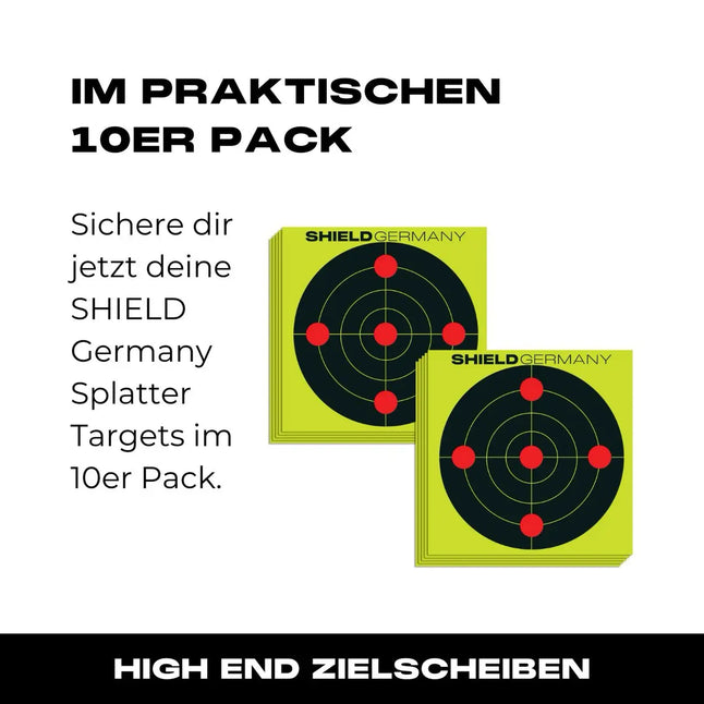 Bersagli SHIELD Splatter Targets confezione da 10 30x30cm - 07