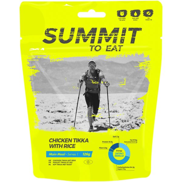 Summit to Eat Chicken Tikka with Rice