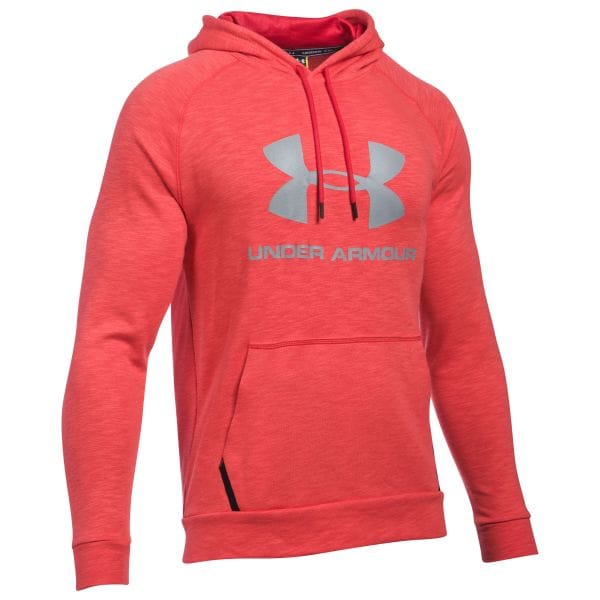 Under Armour Fitness Pullover Hoody Sport Style Triblend red