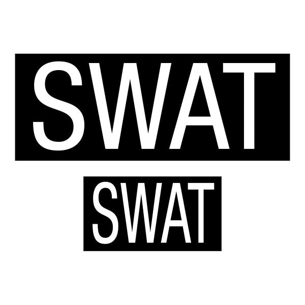 Patch Set 2-Pack Swat black