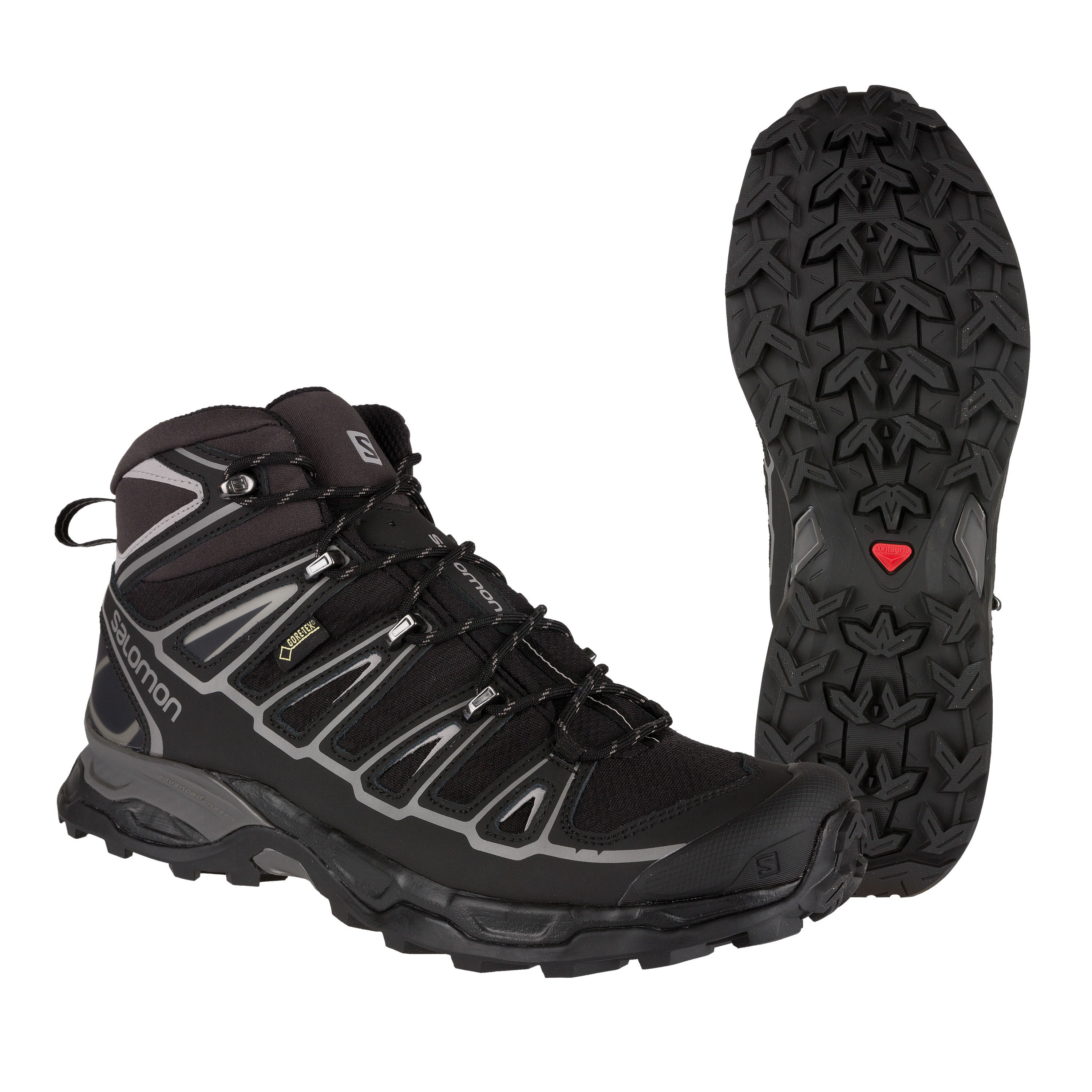 Shoe Salomon X Ultra 2 GTX black Shoe Salomon X Ultra MID 2 GTX black | Hiking Shoes | Shoes | Footwear | Clothing