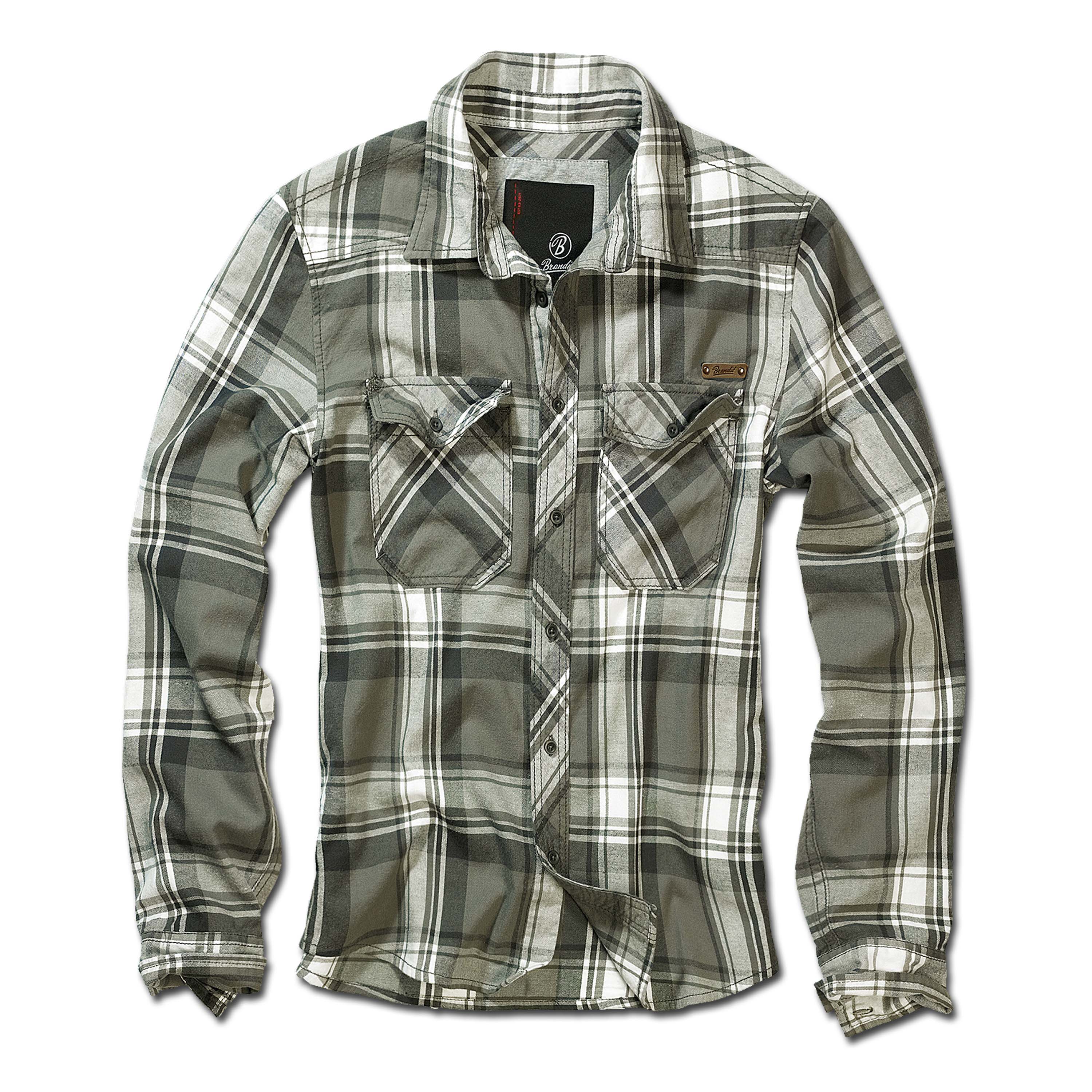 Purchase the Brandit Check Shirt olive by ASMC