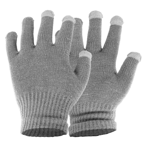 Touchscreen Men's Gloves light gray