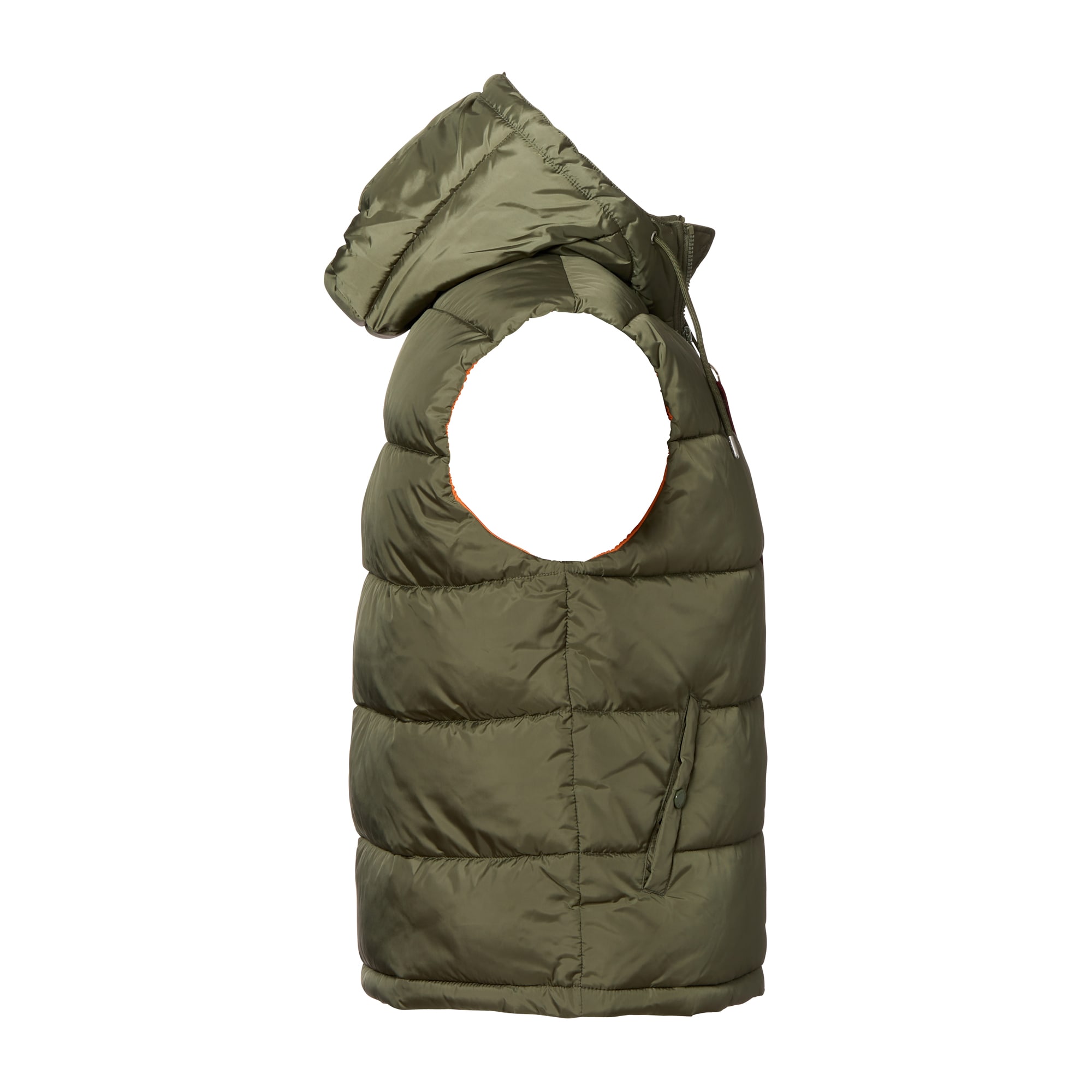 Purchase the Alpha Industries Hooded Puffer Vest FD sage green