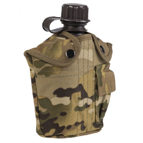Mil-Tec US Canteen with Pouch multitarn