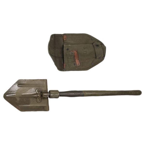 Used US Folding Shovel with Cover M56