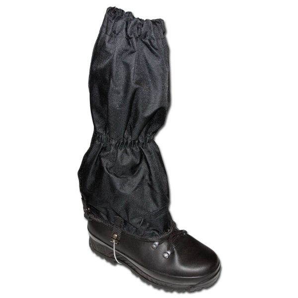 Wet Weather Gaiters with Steel Cable black