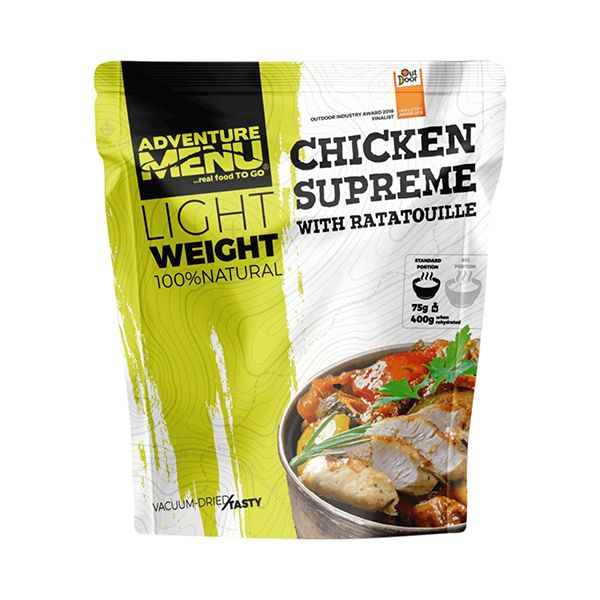 Adventure Menu Lightweight Chicken Supreme with Ratatouille