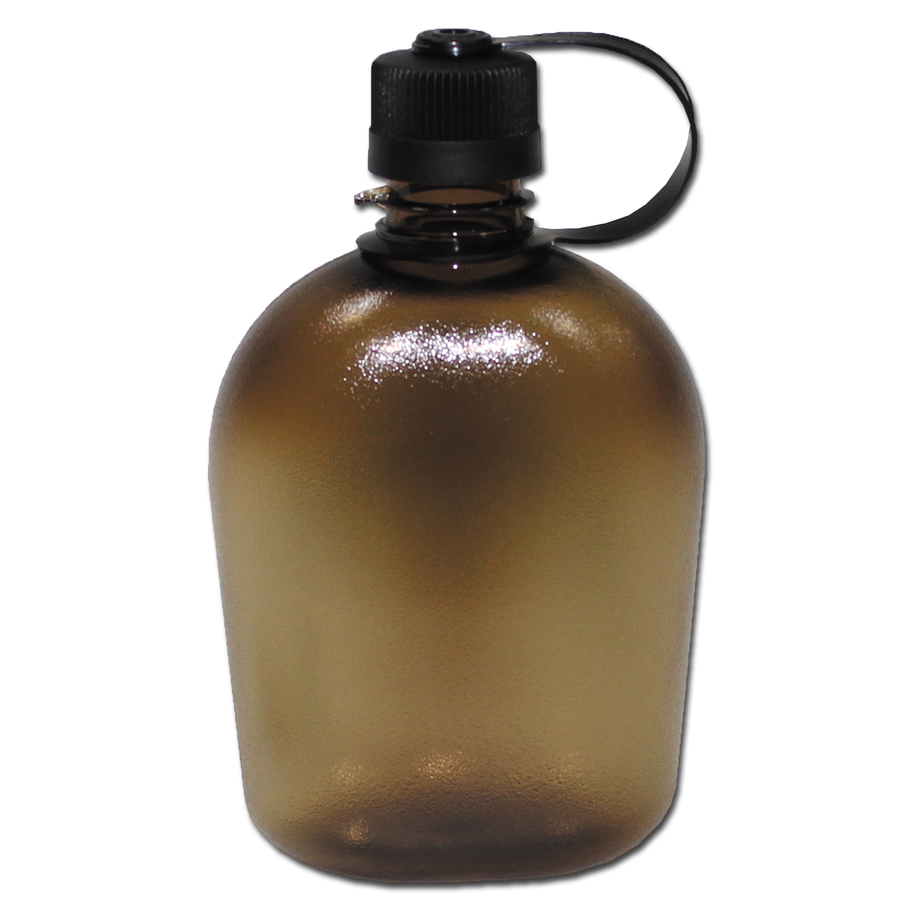 US Feldflasche 1 Liter GEN II Army Water bottle coyote transparent