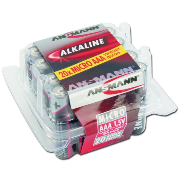 Ansmann Battery Micro (AAA) Red-Line 20-Box