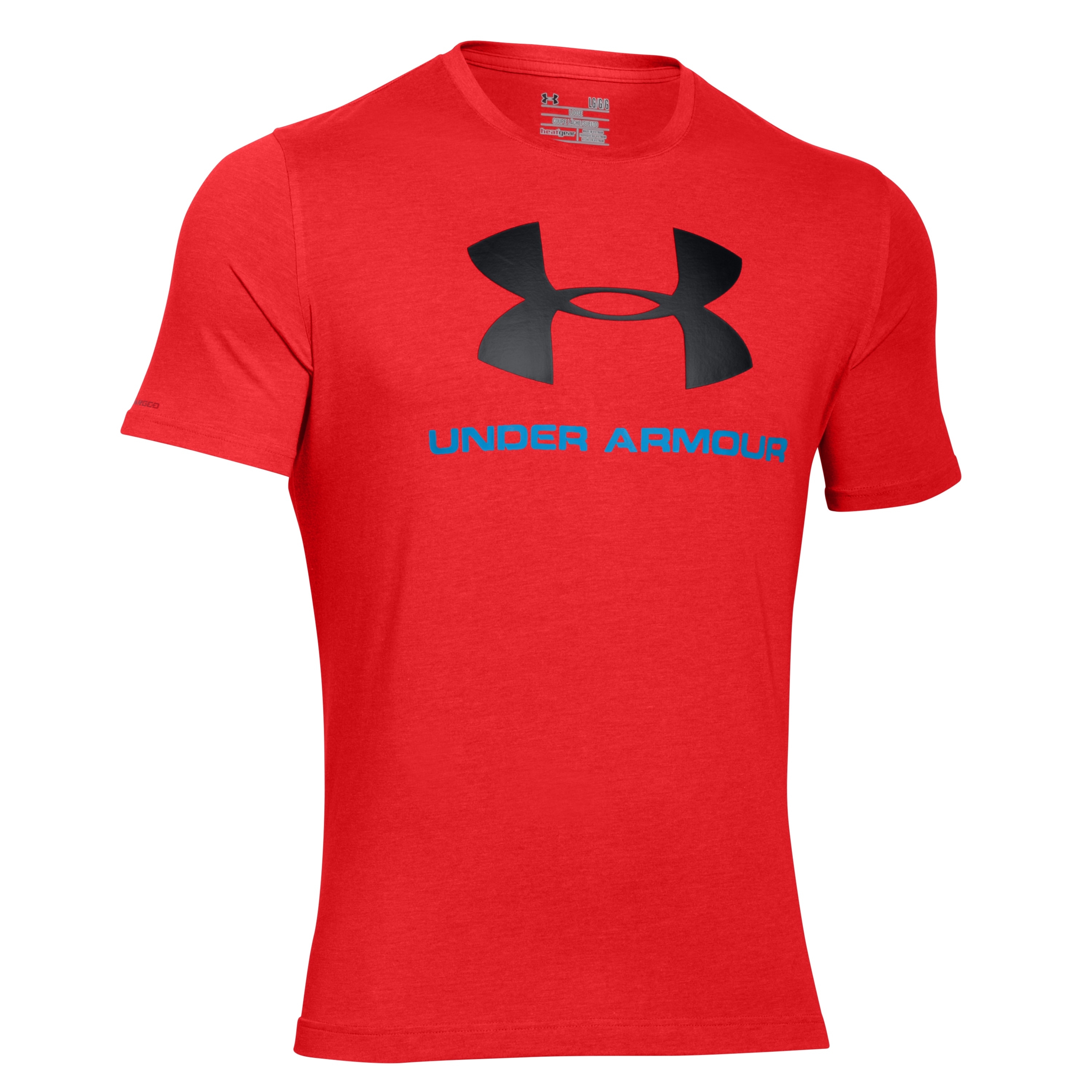 Under Armour Shirt Sportstyle Logo red/black | Under Armour Shirt ...