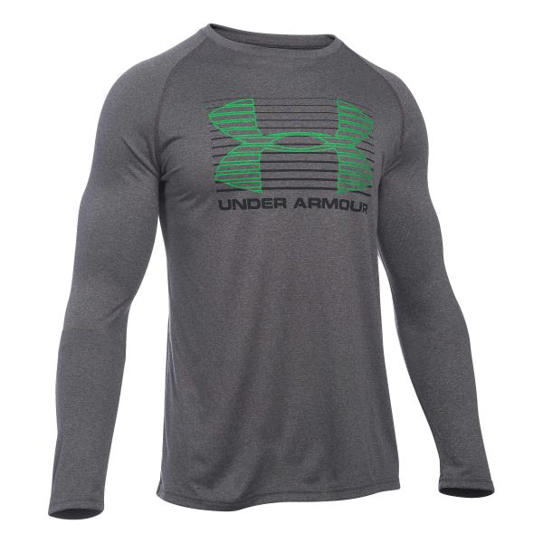Under Armour Long Arm Shirt Tech Rise Up Sportstyle dark gray