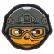 TacOpsGear 3D Patch PVC Tacticons Nr.17 Command Smiley Emoji