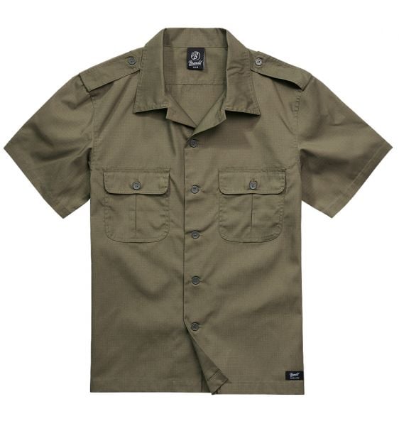 Brandit Shirt US Ripstop Short Sleeve olive