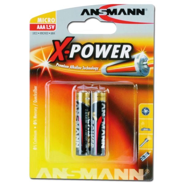 Batteries Ansmann Micro (AAA) X-Power 2-Pack