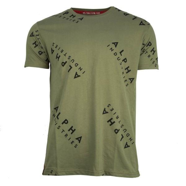 Alpha Industries T-Shirt AOP T olive