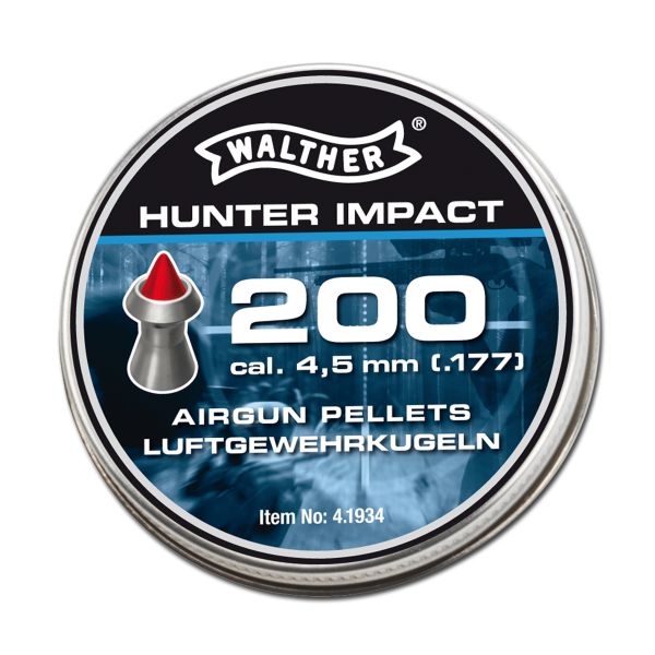 Walther Hunter Impact Pellets 4.5 mm 200 Pcs.
