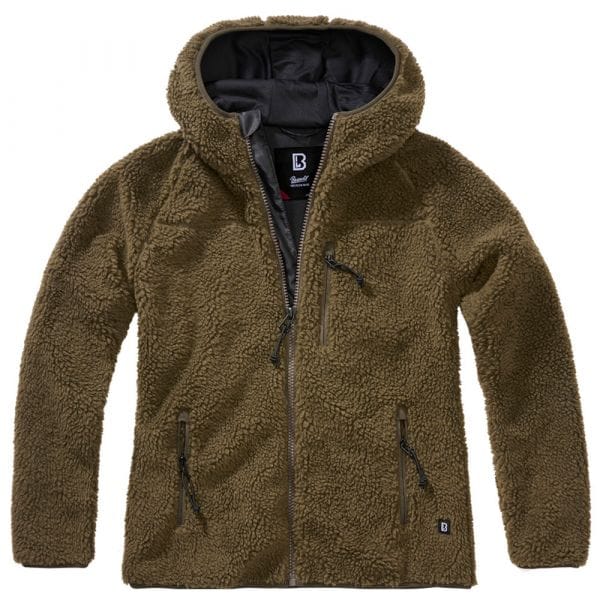 erstaunlicher Preis Purchase the Brandit Women\'s Teddy olive Jacket Fleece Hood