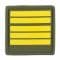 Rank Insignia French Colonel olive/yellow