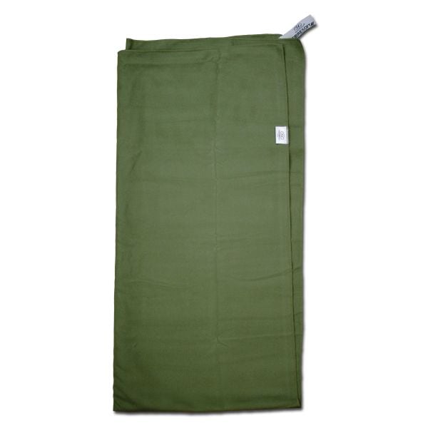Highlander Microfiber Towel, olive 140 x 124 cm