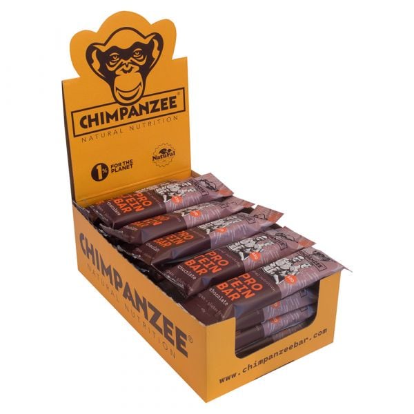 Chimpanzee Organic Protein Bar Chocolate 25 Pieces