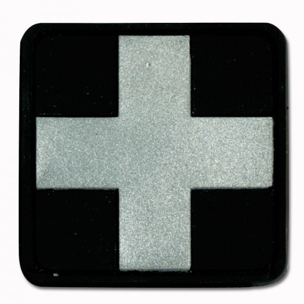 3D-Patch Red Cross Medic black.silver