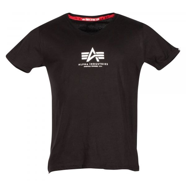 Alpha Industries T-Shirt Basic V-Neck T ML black