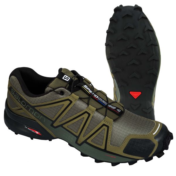 Salomon Shoes Speedcross 4 olive/black