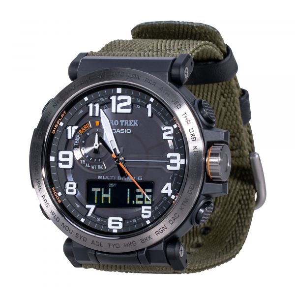 Casio Watch Pro Trek Monte Tamaro PRW-6600YB-3ER black/olive