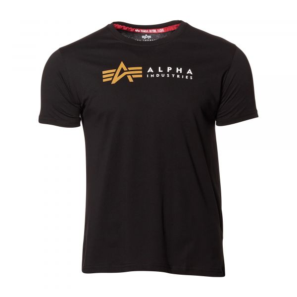 Alpha Industries T-Shirt Alpha Label black